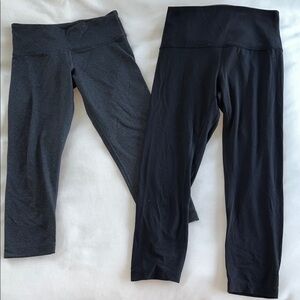 Lululemon athletica Black and Gray Leggings BUNDLE bogo